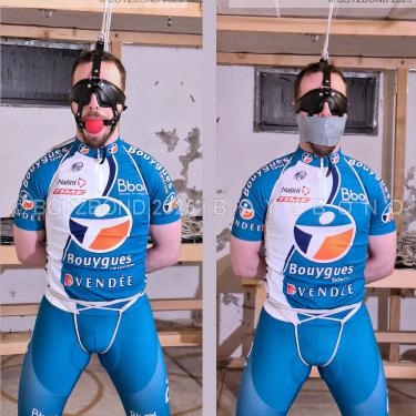 ballgagged + tape ...